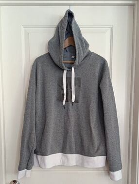 Under Armour Gray Pullover Hoodie with White Accents